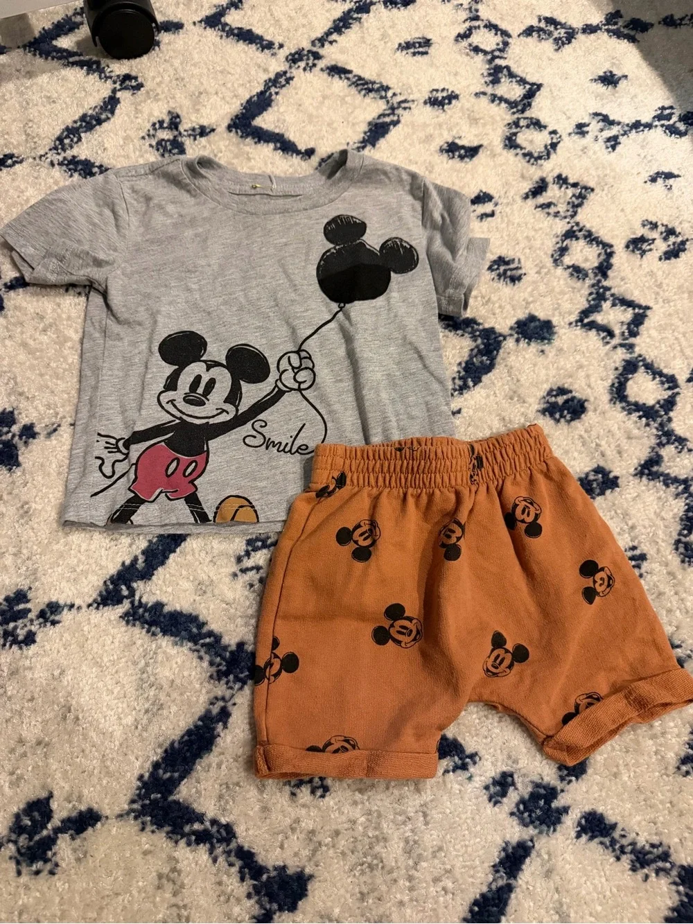 Disney 12M Mickey Mouse Outfits